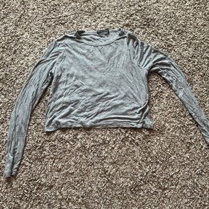 brandy melville long sleeve, waffle material